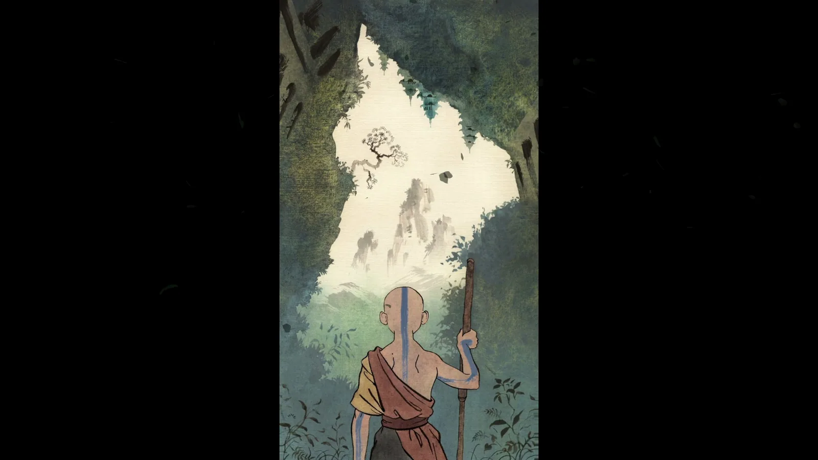 Aang at the Air Temple Portrait