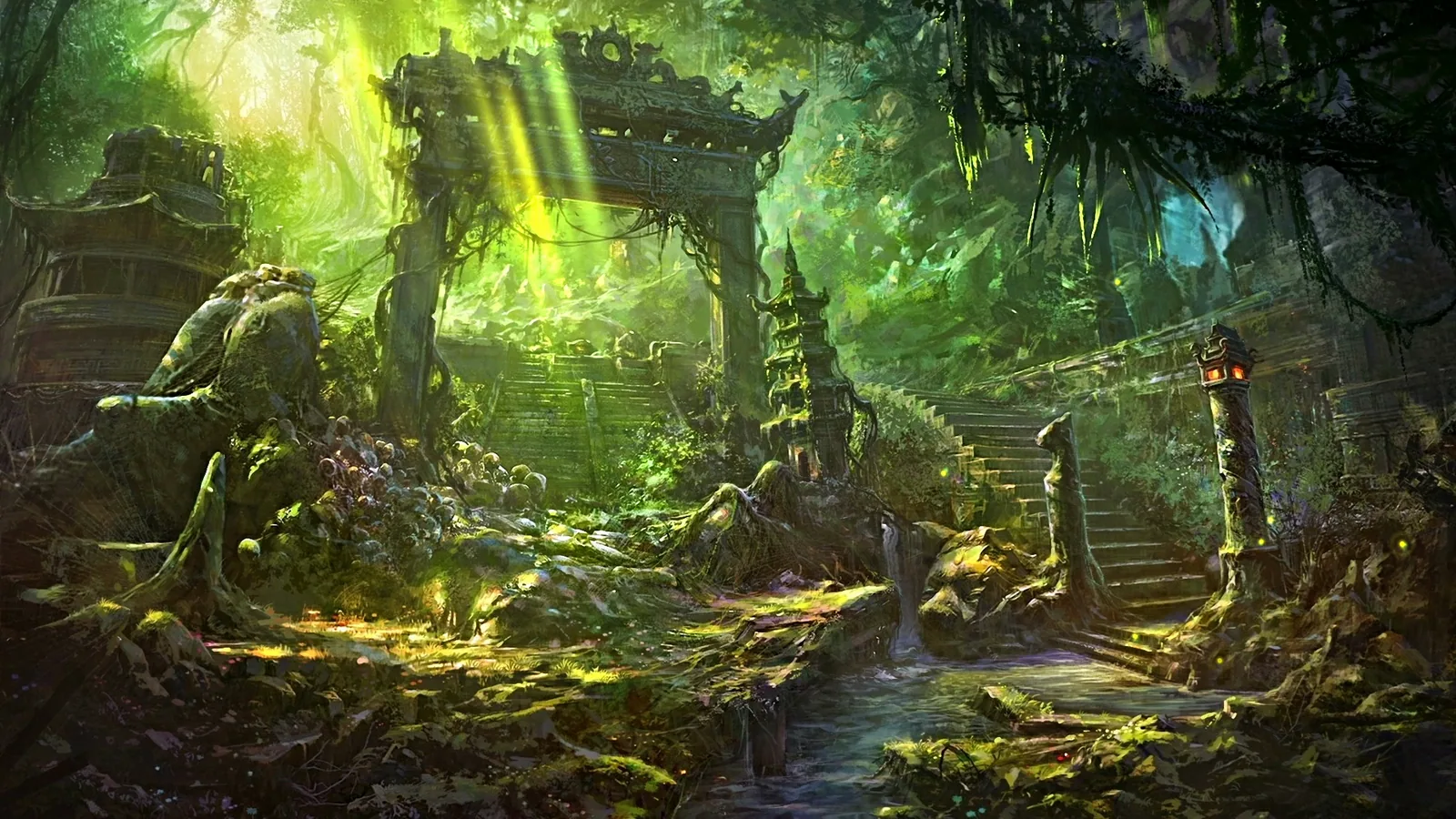 Ancient Jungle Temple