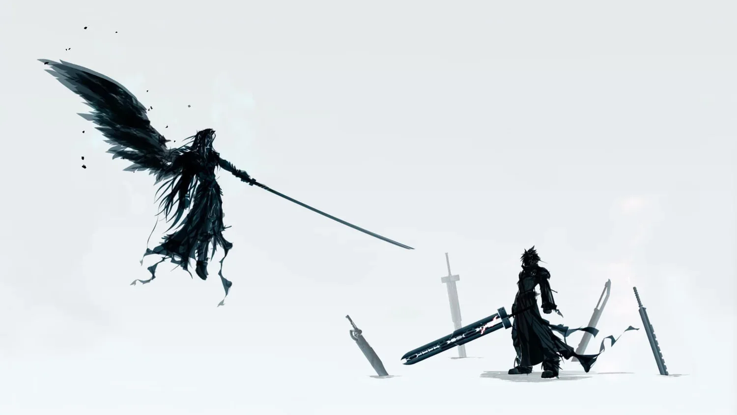 Angelic Warrior vs. Dark Swordsman