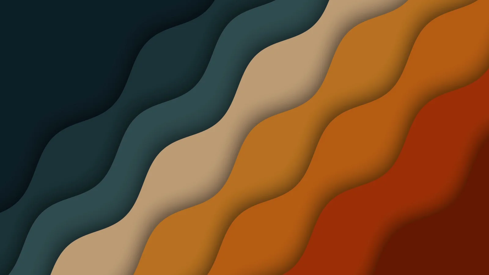 Angled Waves Abstract Layers wallpaper preview