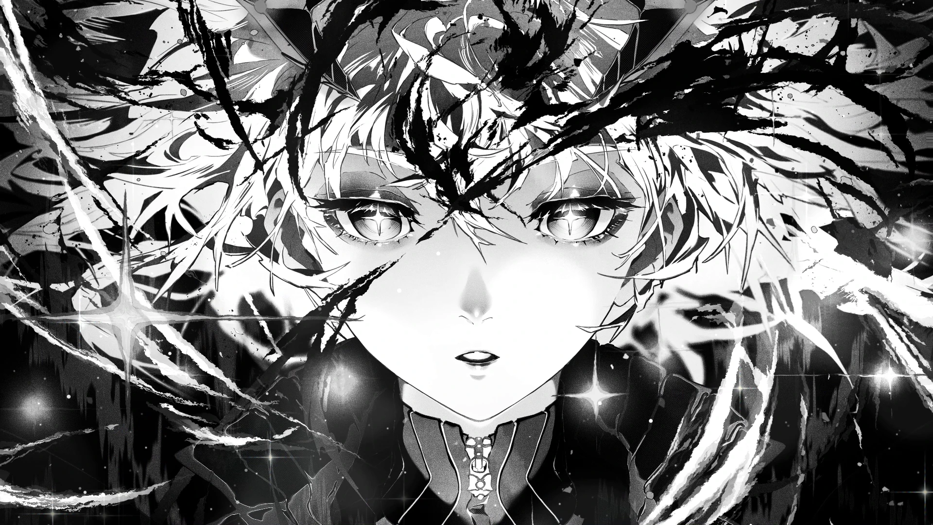 Awakening Sora in Monochrome