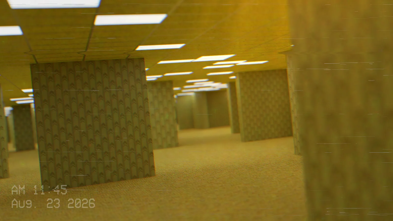 Backrooms Level 0 Yellow Maze