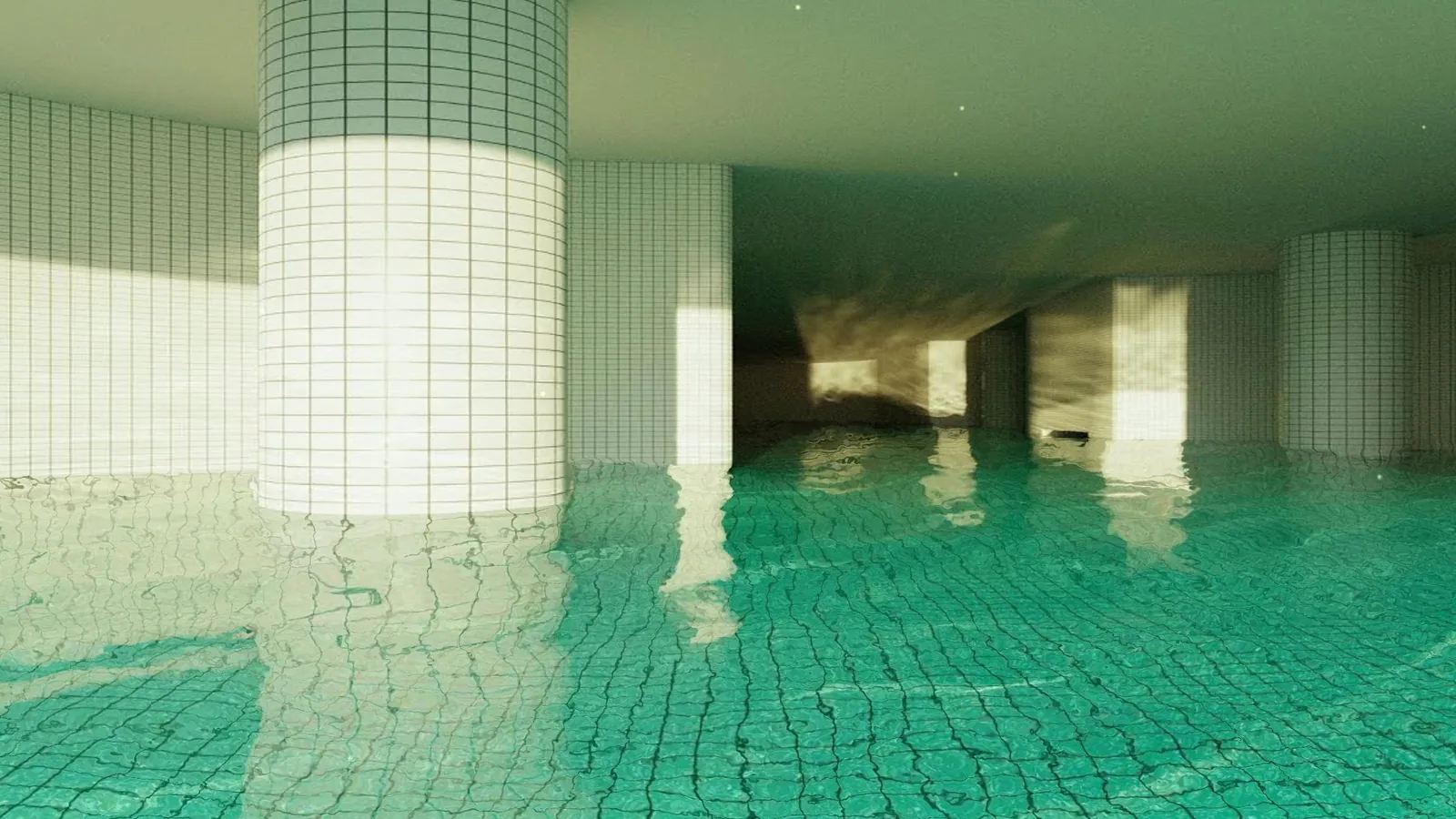 Backrooms Level 37 Tiled Swimming Pool