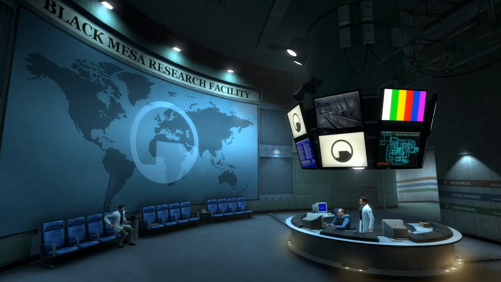 Black Mesa Main Reception | Half-Life wallpaper preview