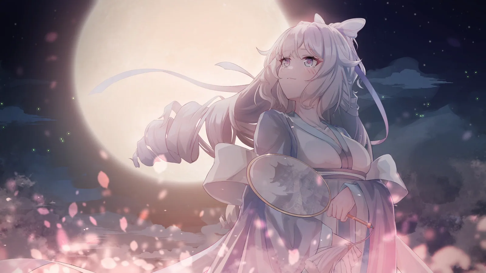 Bronya Beneath Pink Blossoms - Honkai Impact 3rd