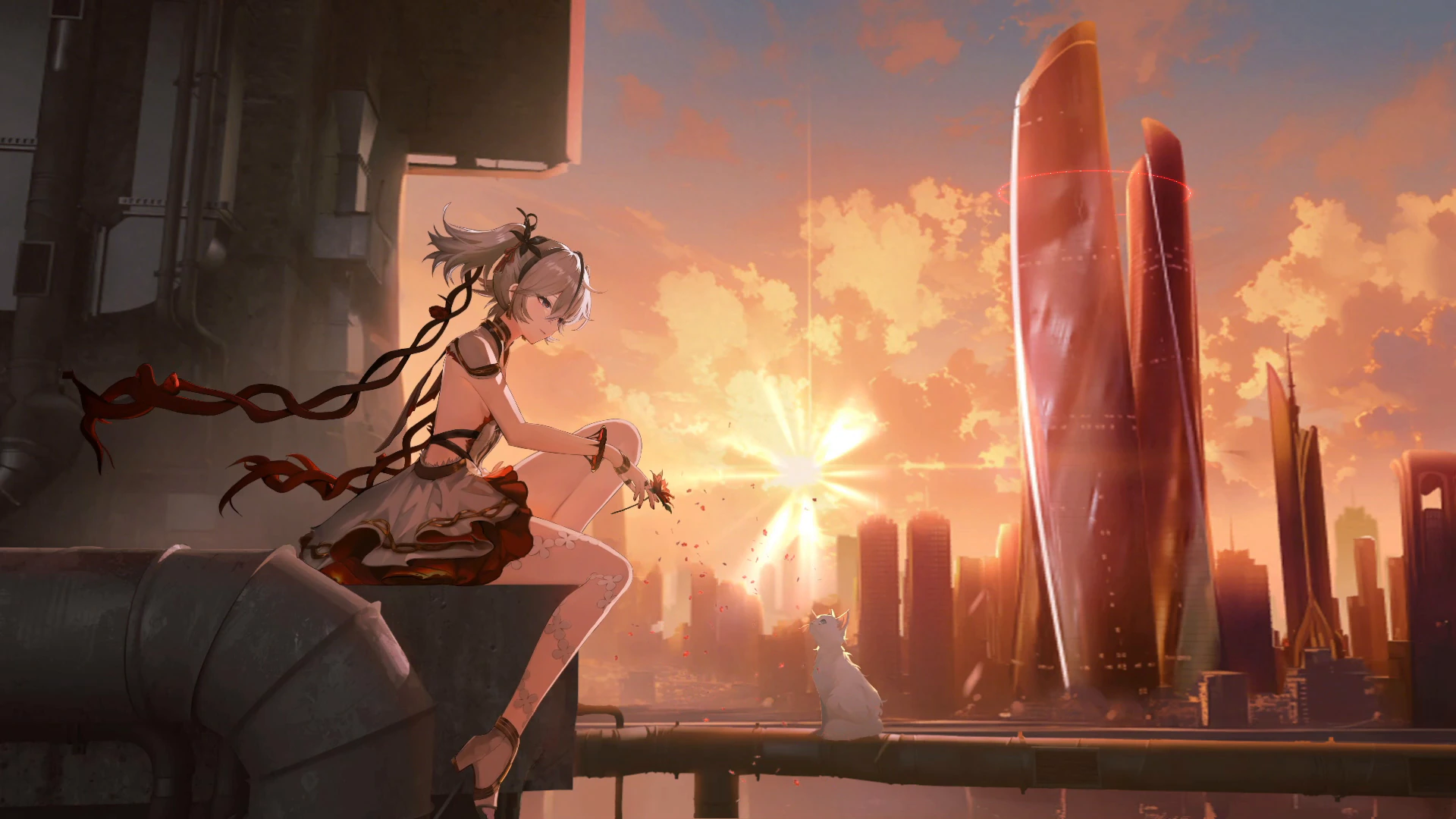 Camellya Chained Against the Sunset - Wuthering Waves