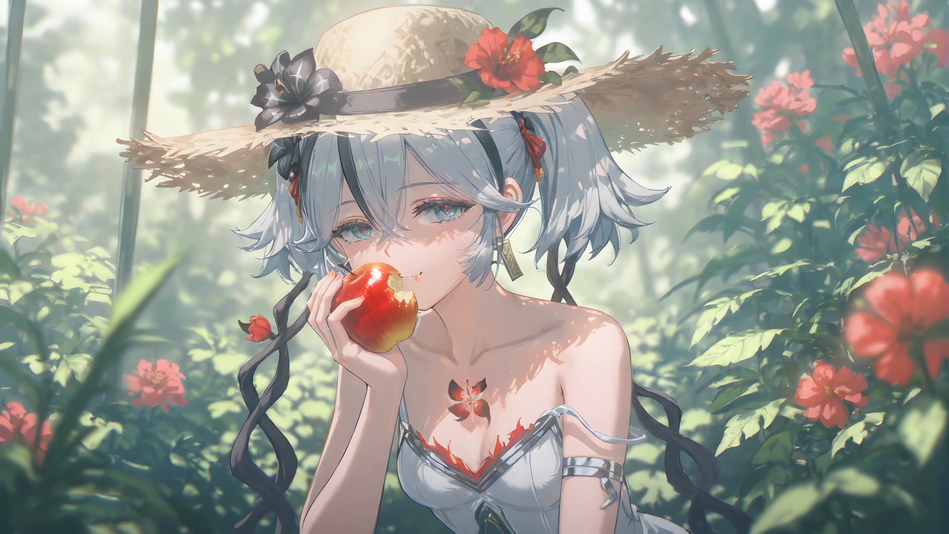 Camellya with a Red Apple - Wuthering Waves