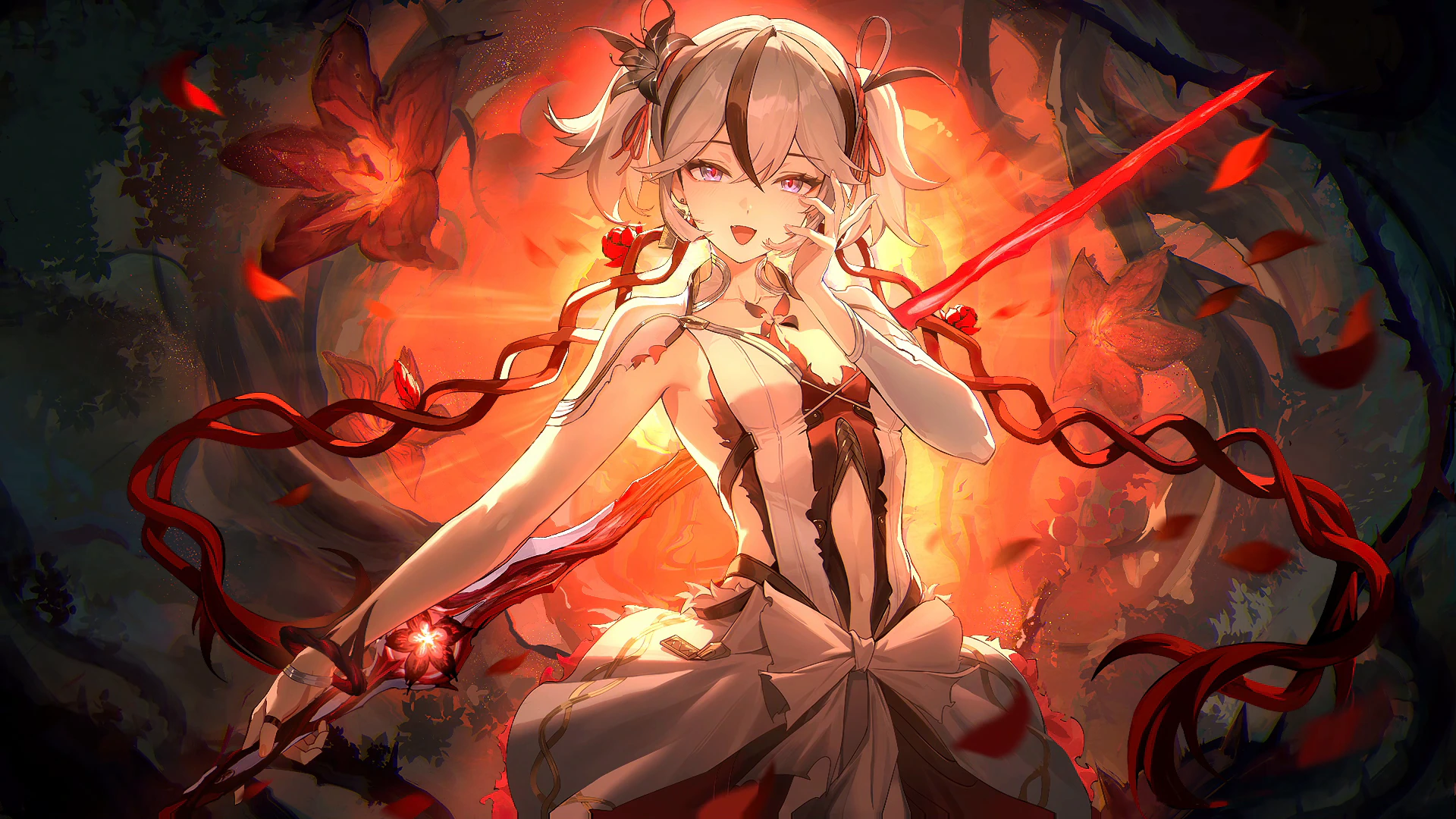 Camellya Surrounded by Red Thorns - Wuthering Waves