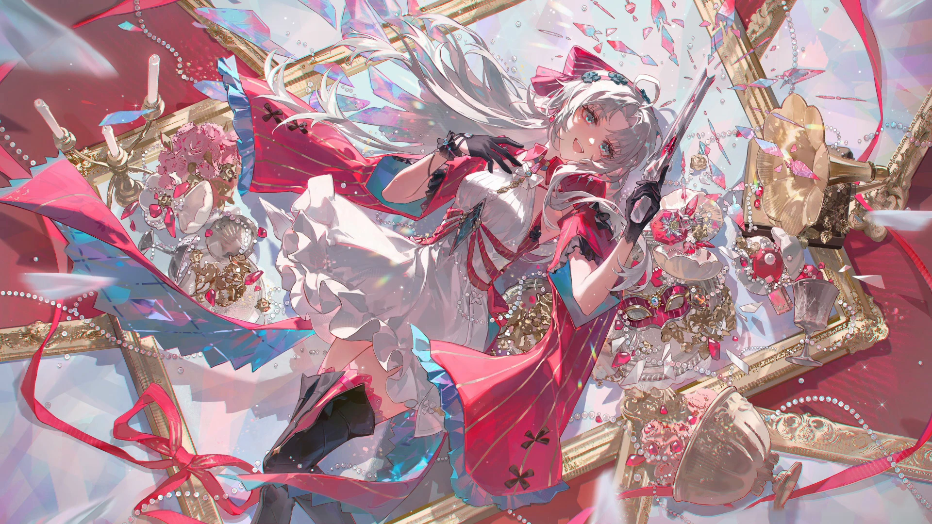 Carlotta Amid Crimson Jewels - Wuthering Waves