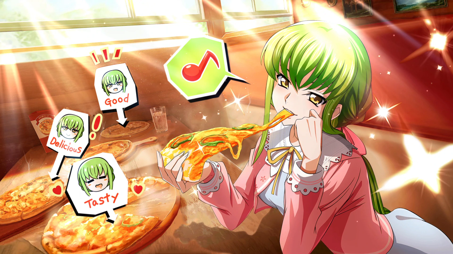 C.C. 与披萨 - Code Geass