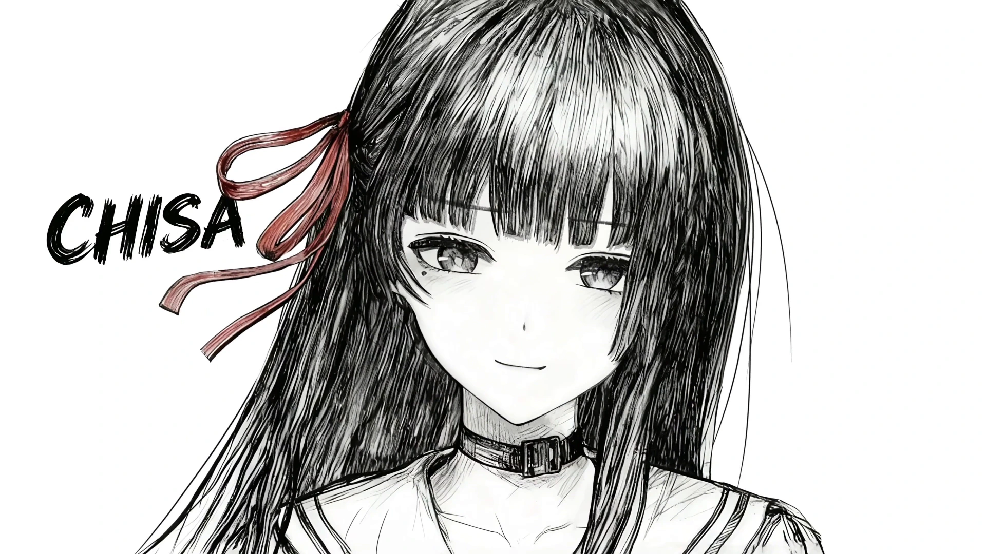 Chisa Monochrome Portrait