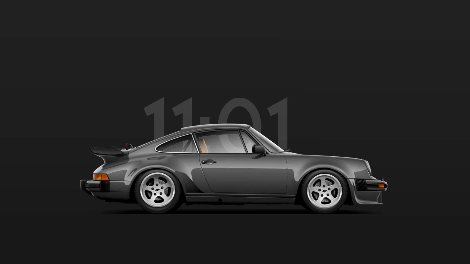 Classic RUF Porsche 911 Minimal Clock
