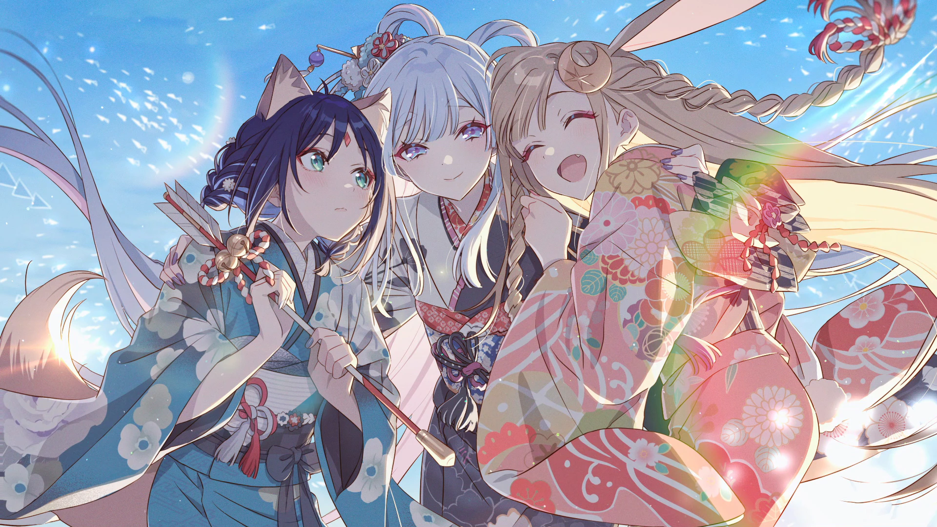 Cosmic Princess Kaguya Group Portrait