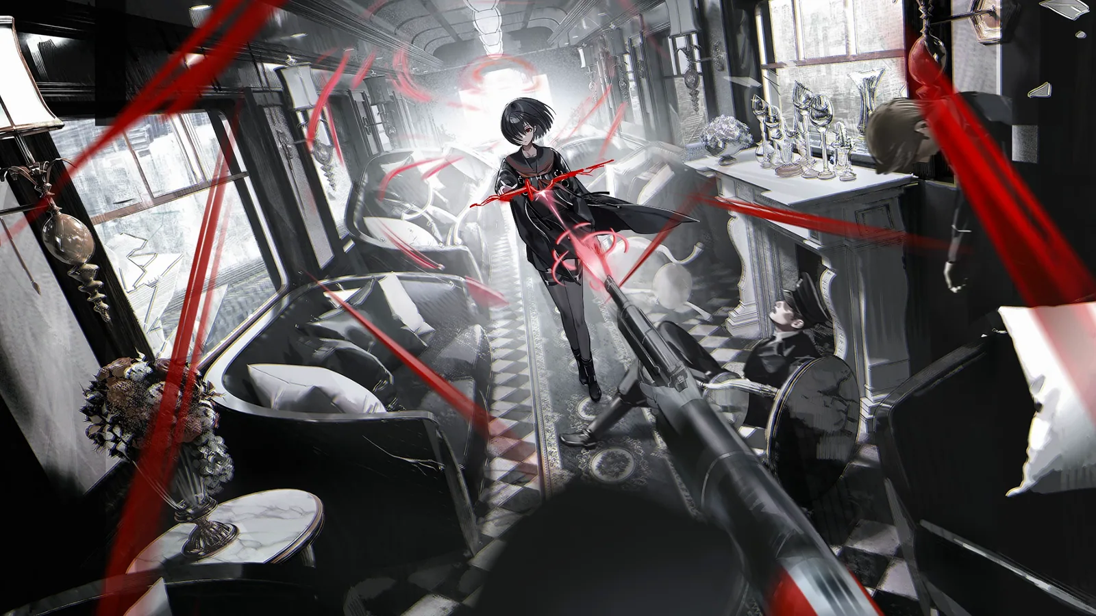Crimson Threads Anime Room