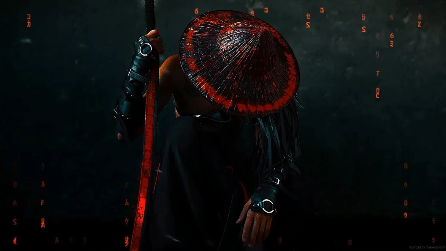 Cyber Samurai Straw Hat