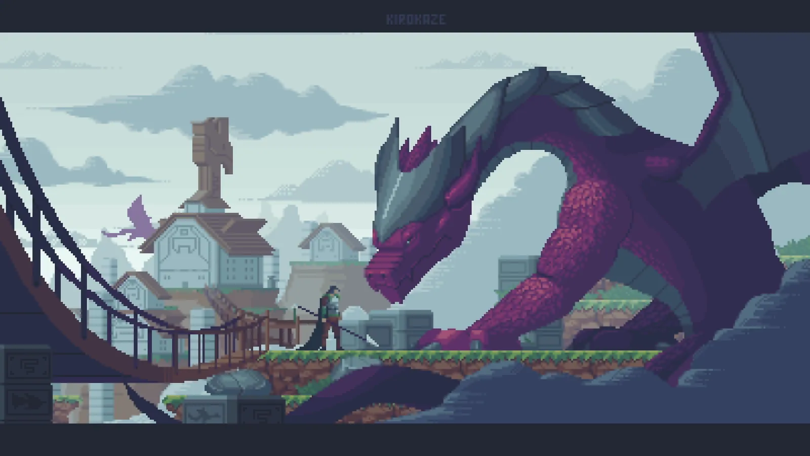 Dragon Temple Pixel Art