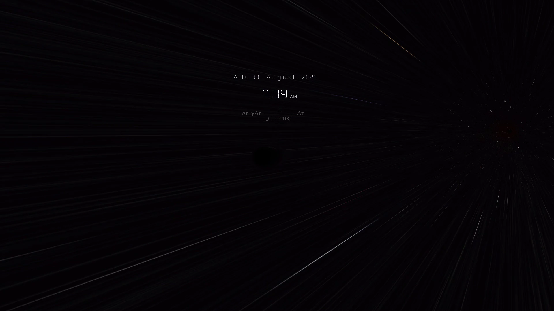 The Droplet in Dark Space - Three-Body