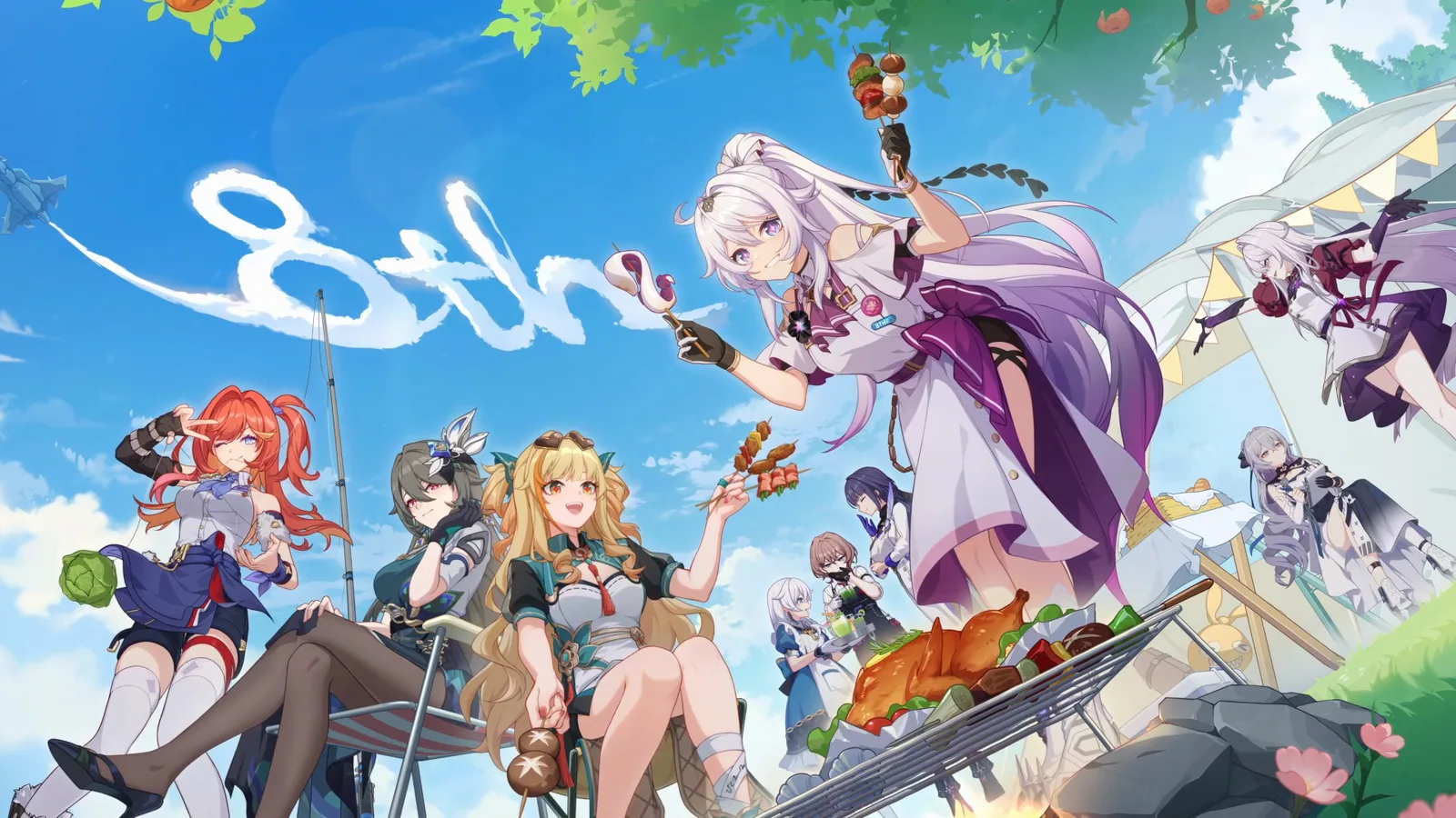 Eighth Anniversary Group Portrait - Honkai Impact 3rd