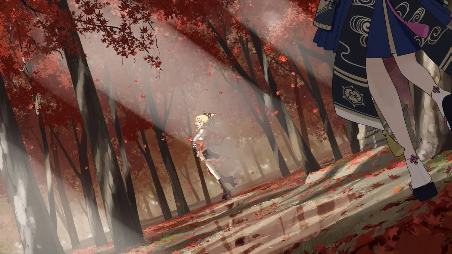 Emberfall Celebration | Yoimiya wallpaper preview