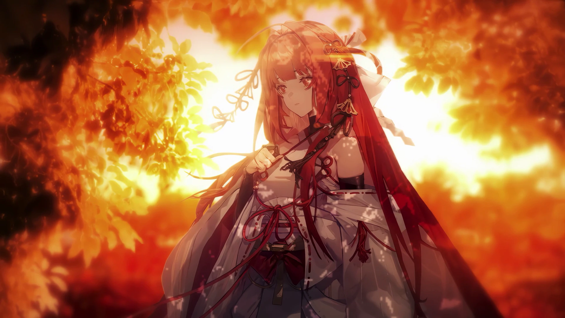 Erii Uesugi in Golden Sunset