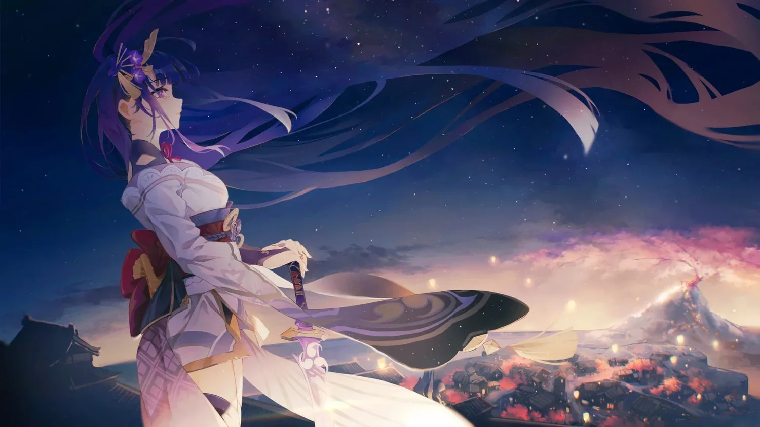 Eternal Vigil | Raiden Shogun wallpaper preview