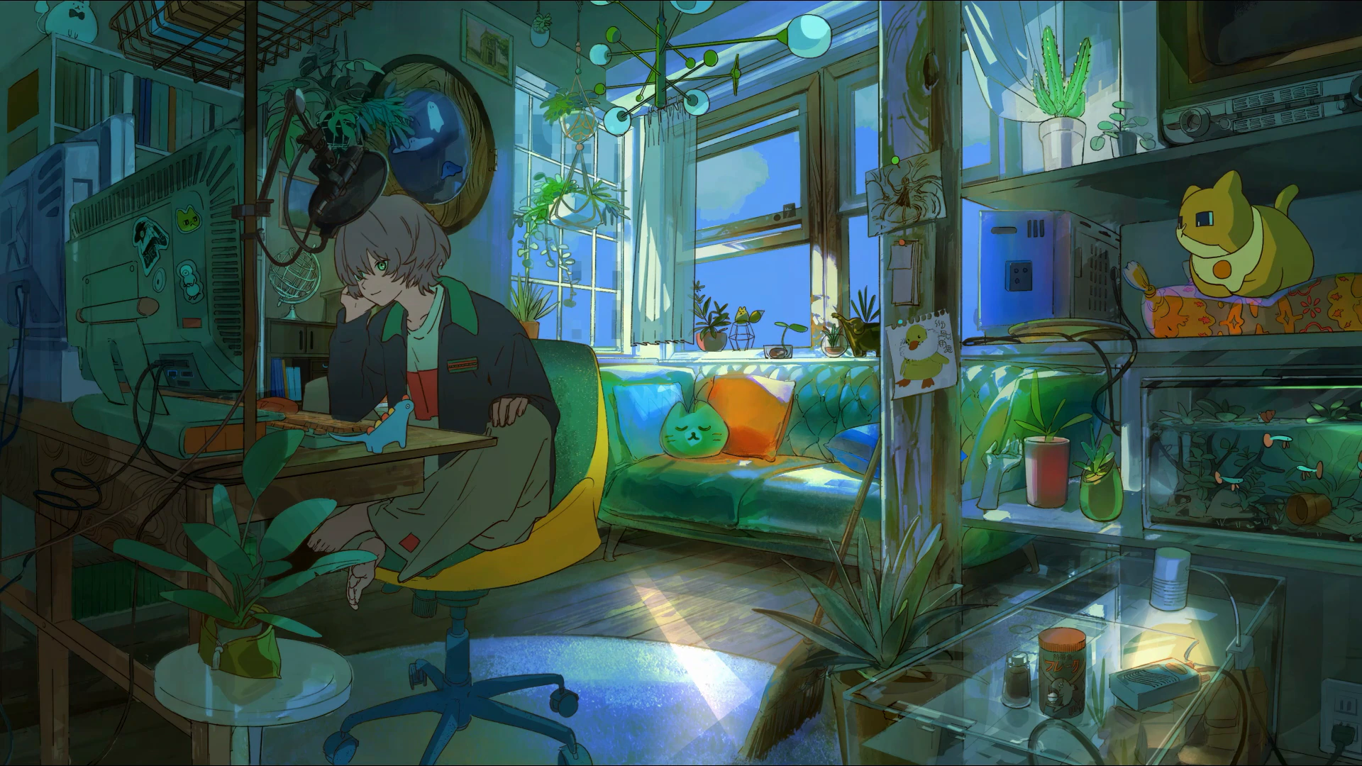 Eve's Sunlit Undersea Room