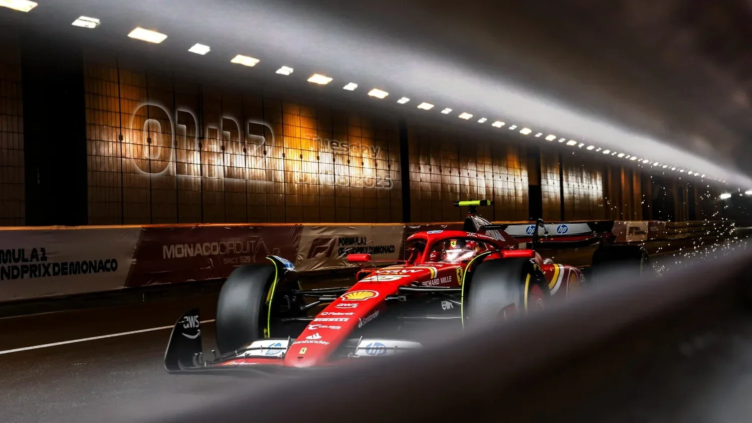 Ferrari Monaco Tunnel Spark wallpaper preview