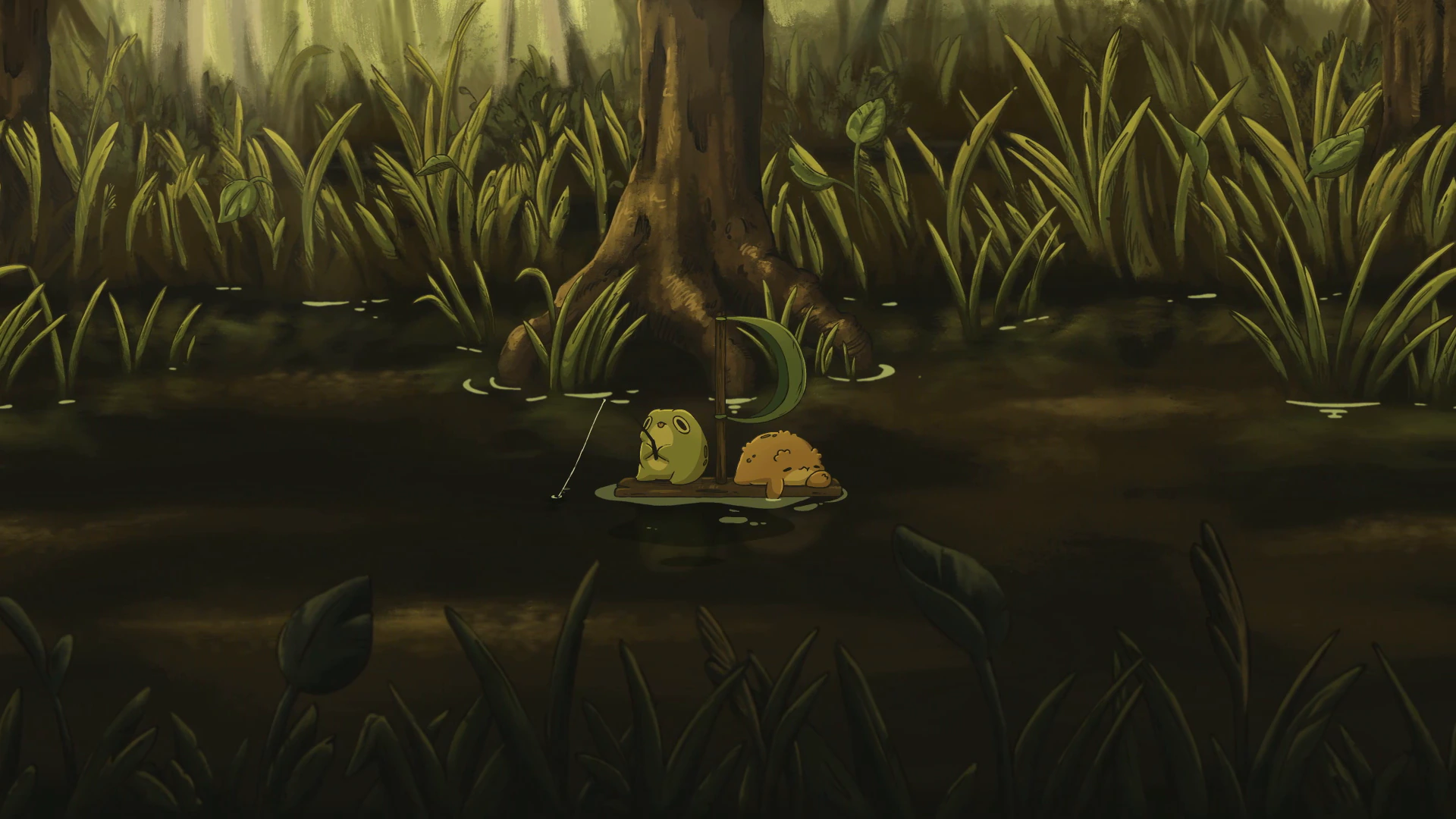 Fishing Frogs by Abi Toads