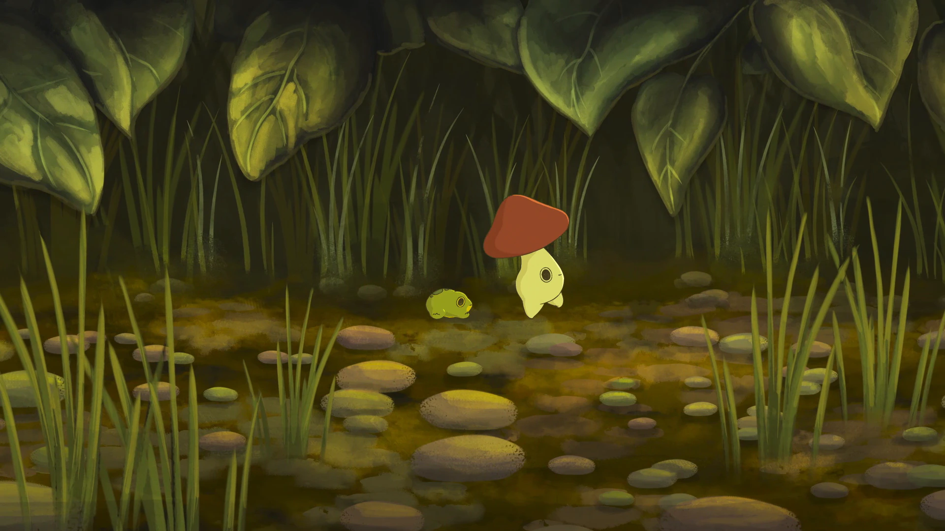 Frog and Mushroom Forest Adventure