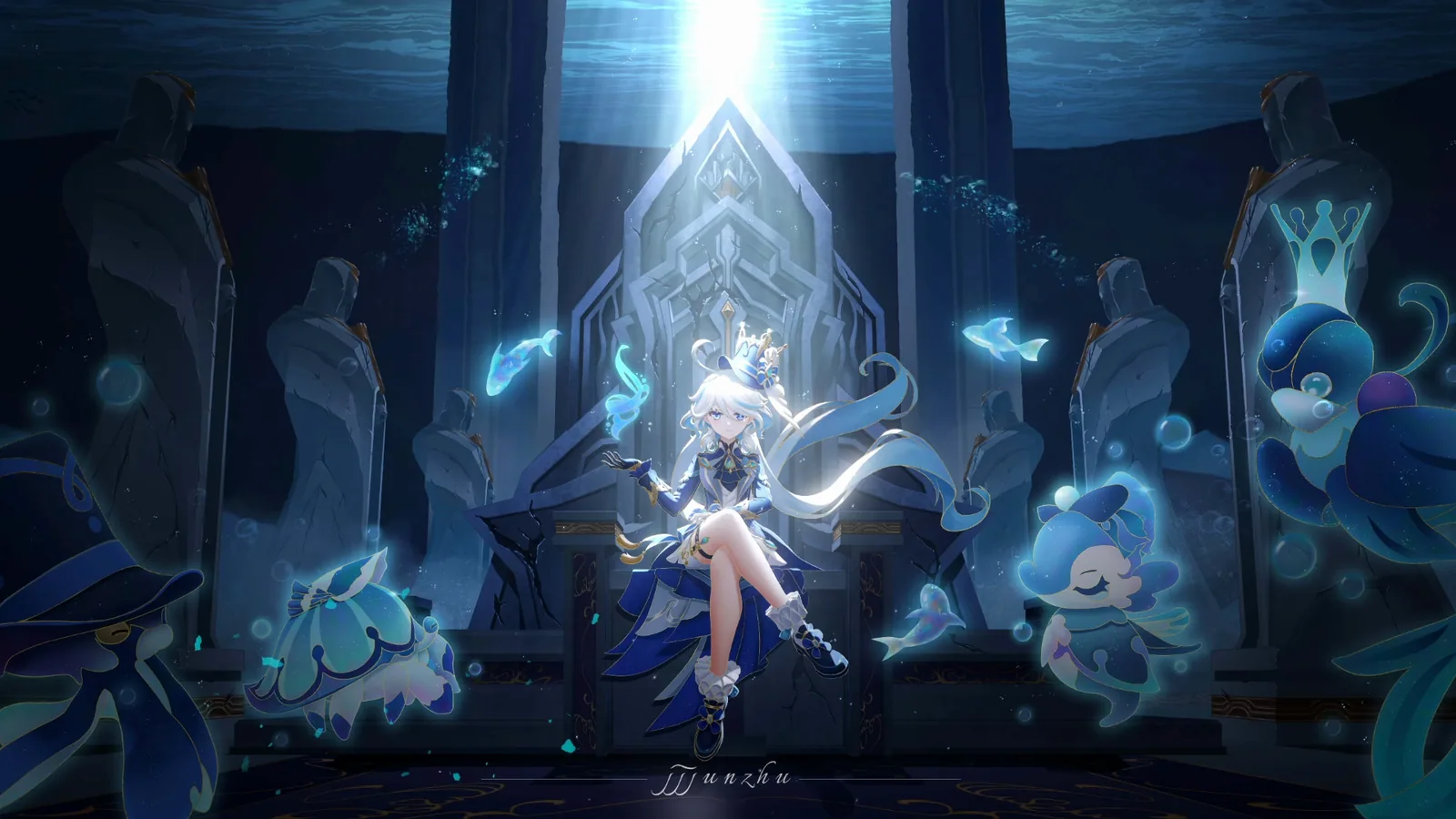 Furina Alone Before the Throne - Genshin Impact