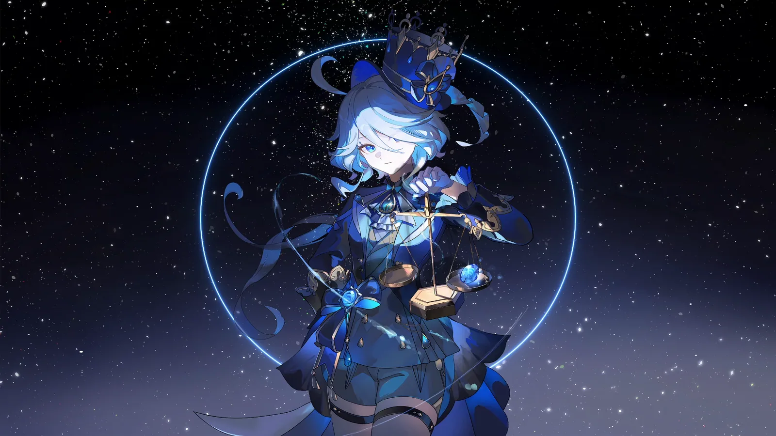 Furina Beneath a Starry Halo - Genshin Impact