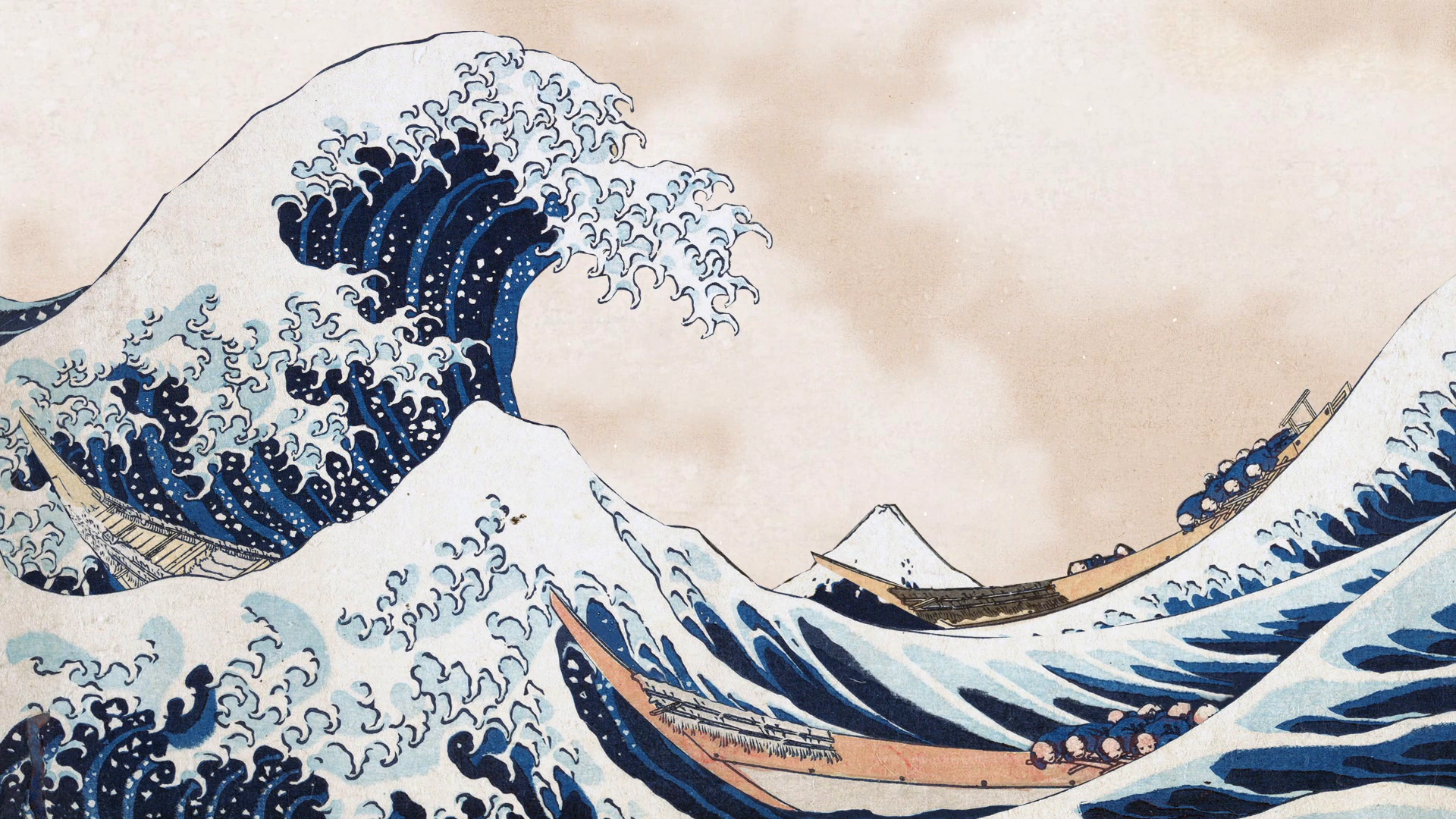 The Great Wave off Kanagawa Clock