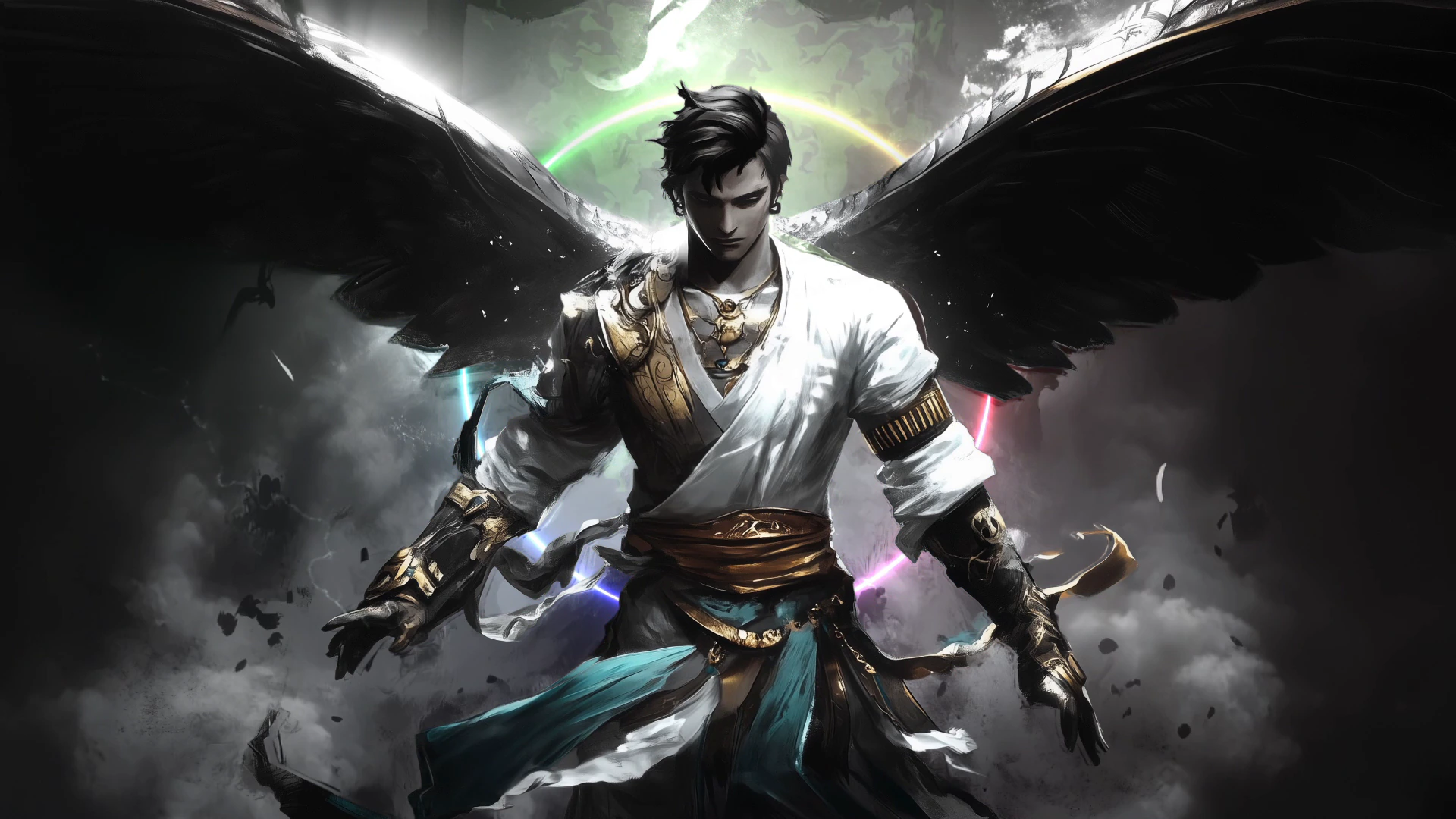 Hadi with Black Wings - Naraka: Bladepoint