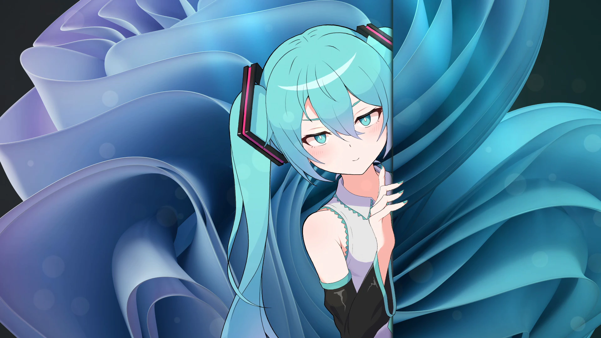 Hatsune Miku x Windows Blue