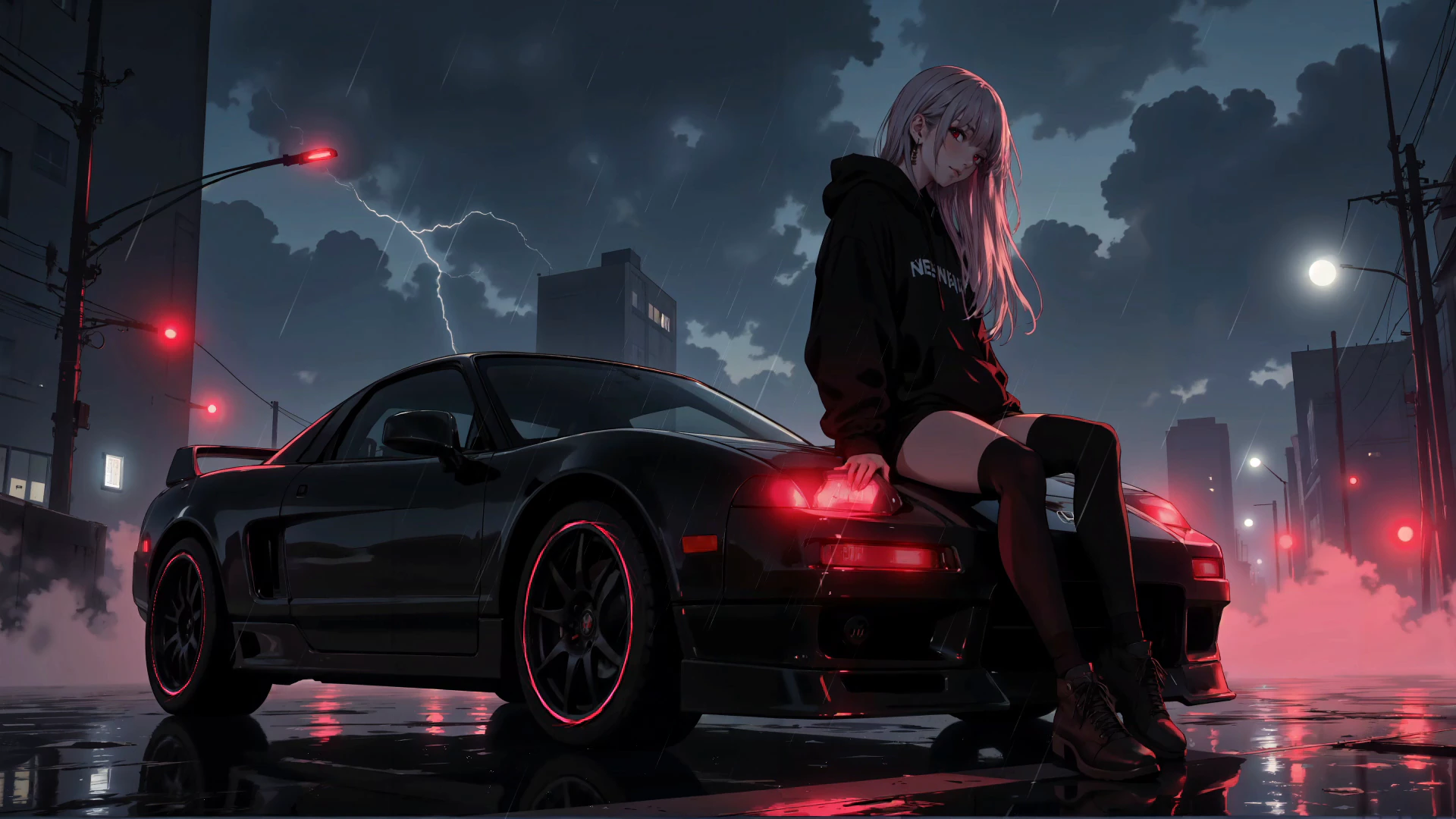 Honda NSX in Cyber Shibuya