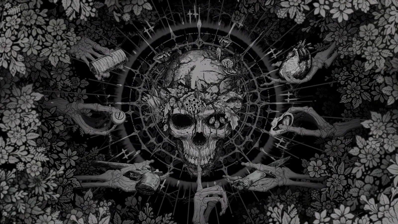 Hunt: Showdown Official Skull Illustration