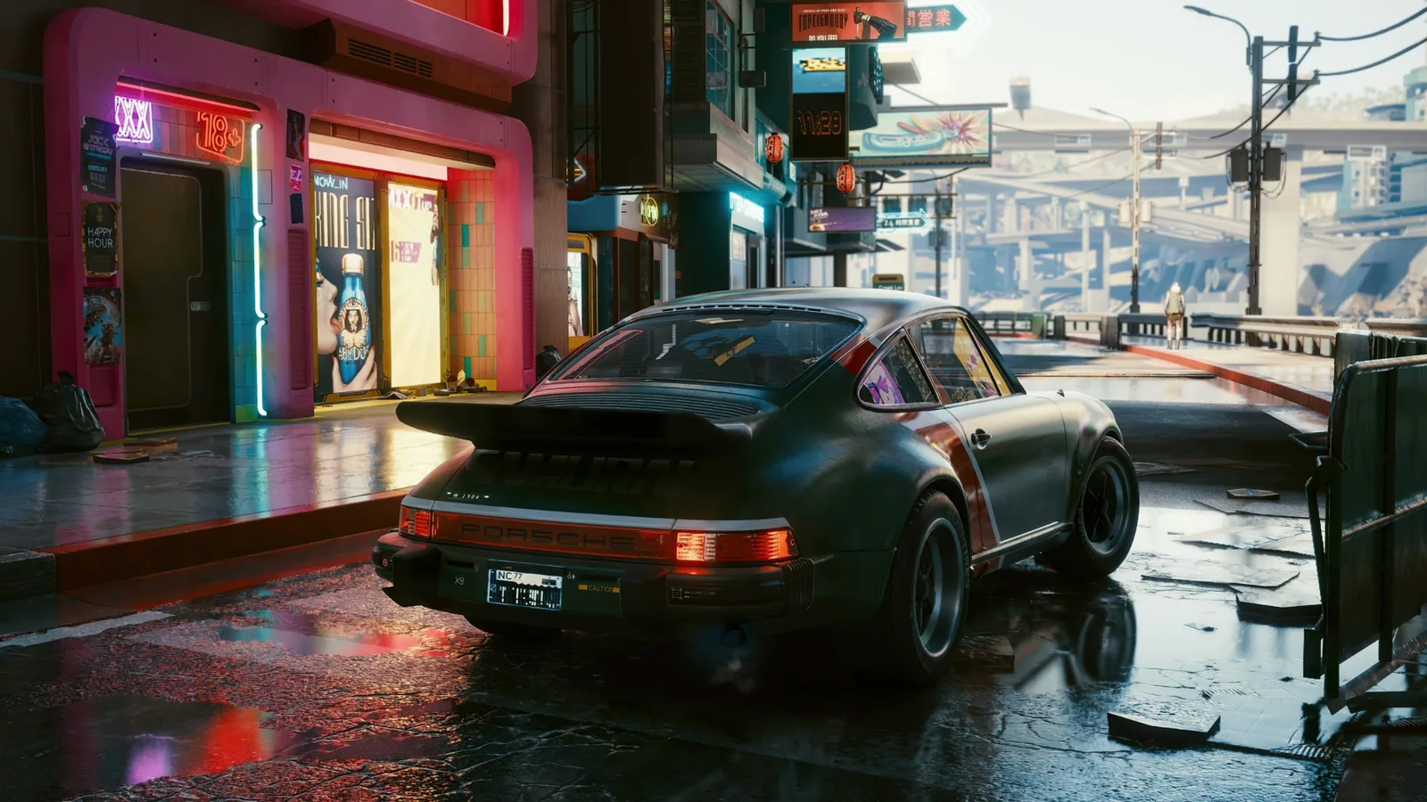 Johnny Silverhand's Porsche 911 in Night City