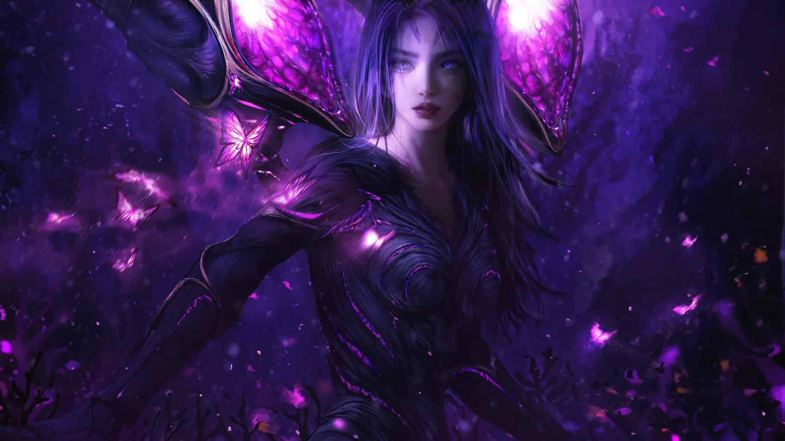 Kai'Sa in the Purple Void - League of Legends