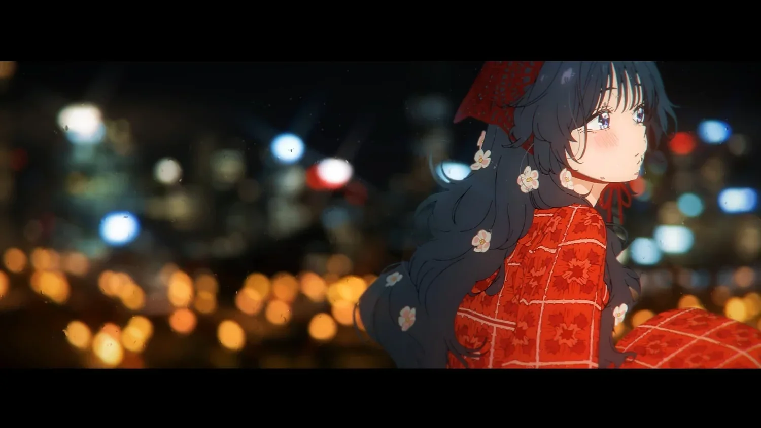 Kaoruko Waguri City Lights wallpaper preview