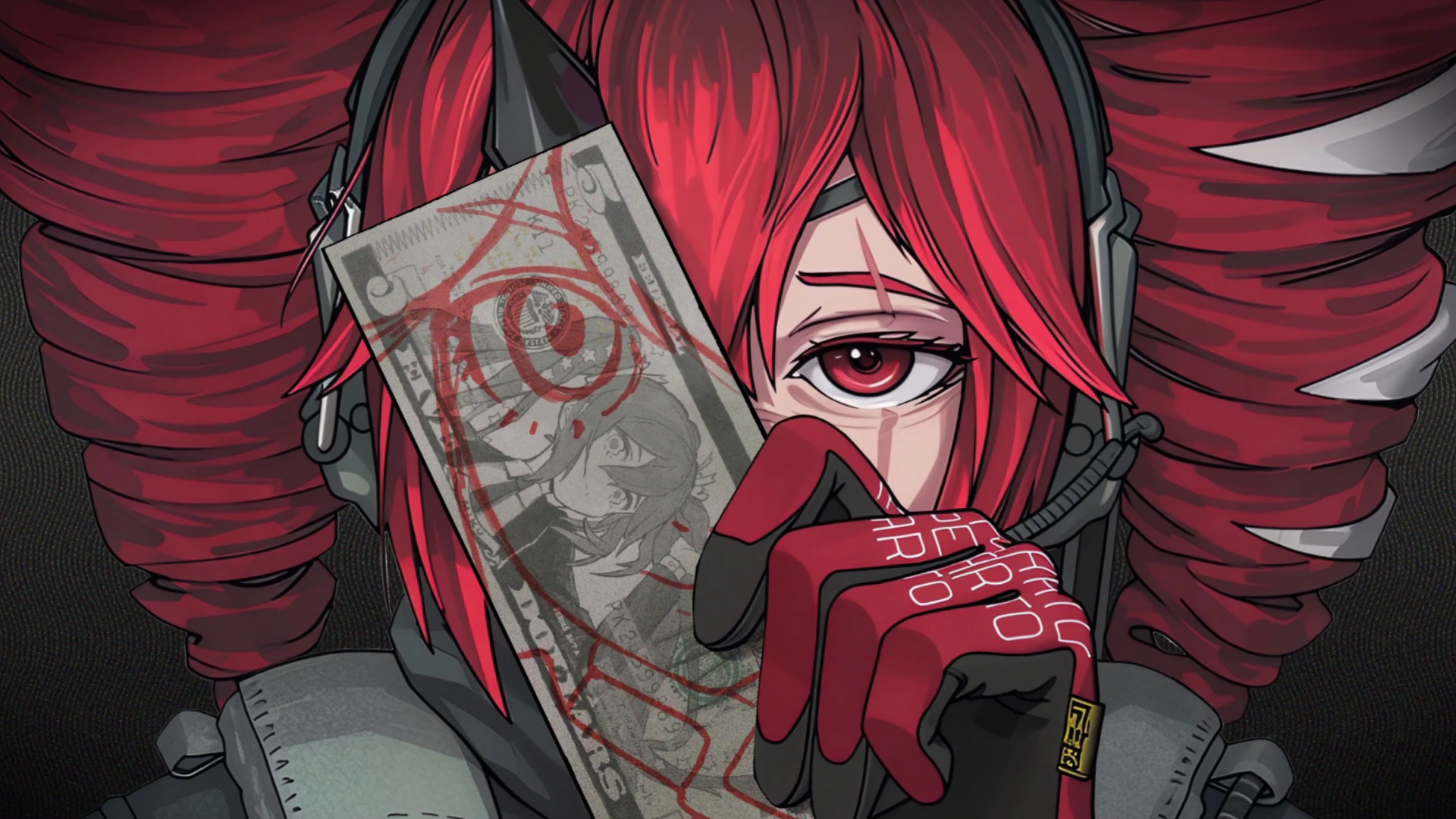 Kasane Teto Chimera Red Portrait