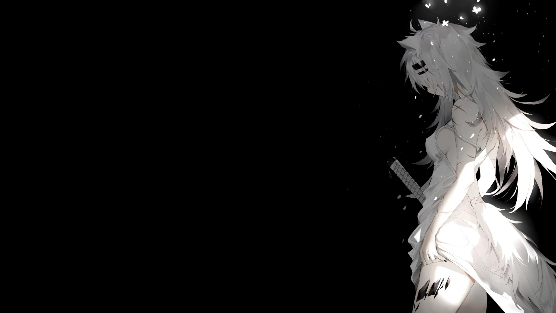Lappland in Black and White - Arknights