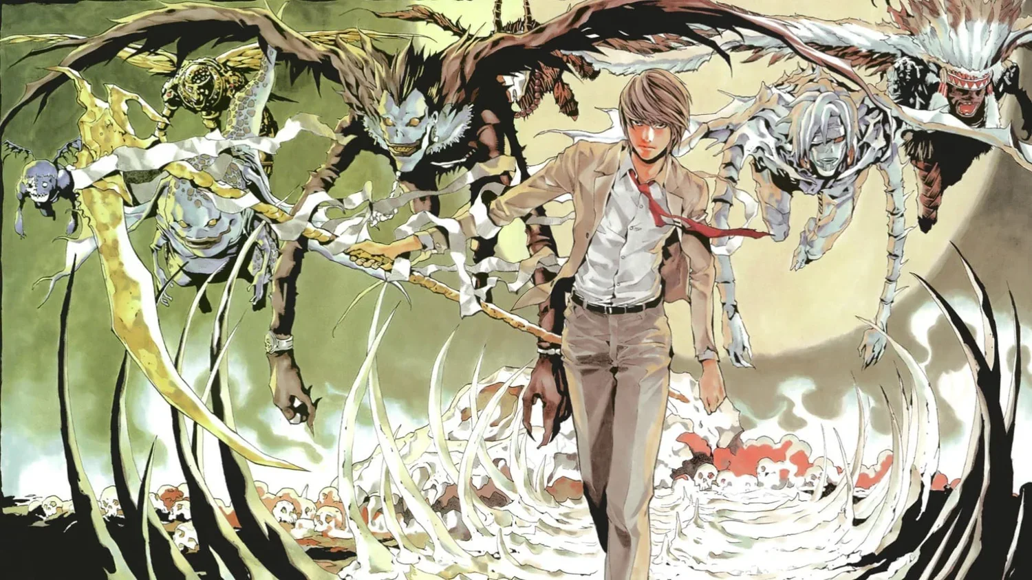 Light Yagami and Shinigami Forces wallpaper preview
