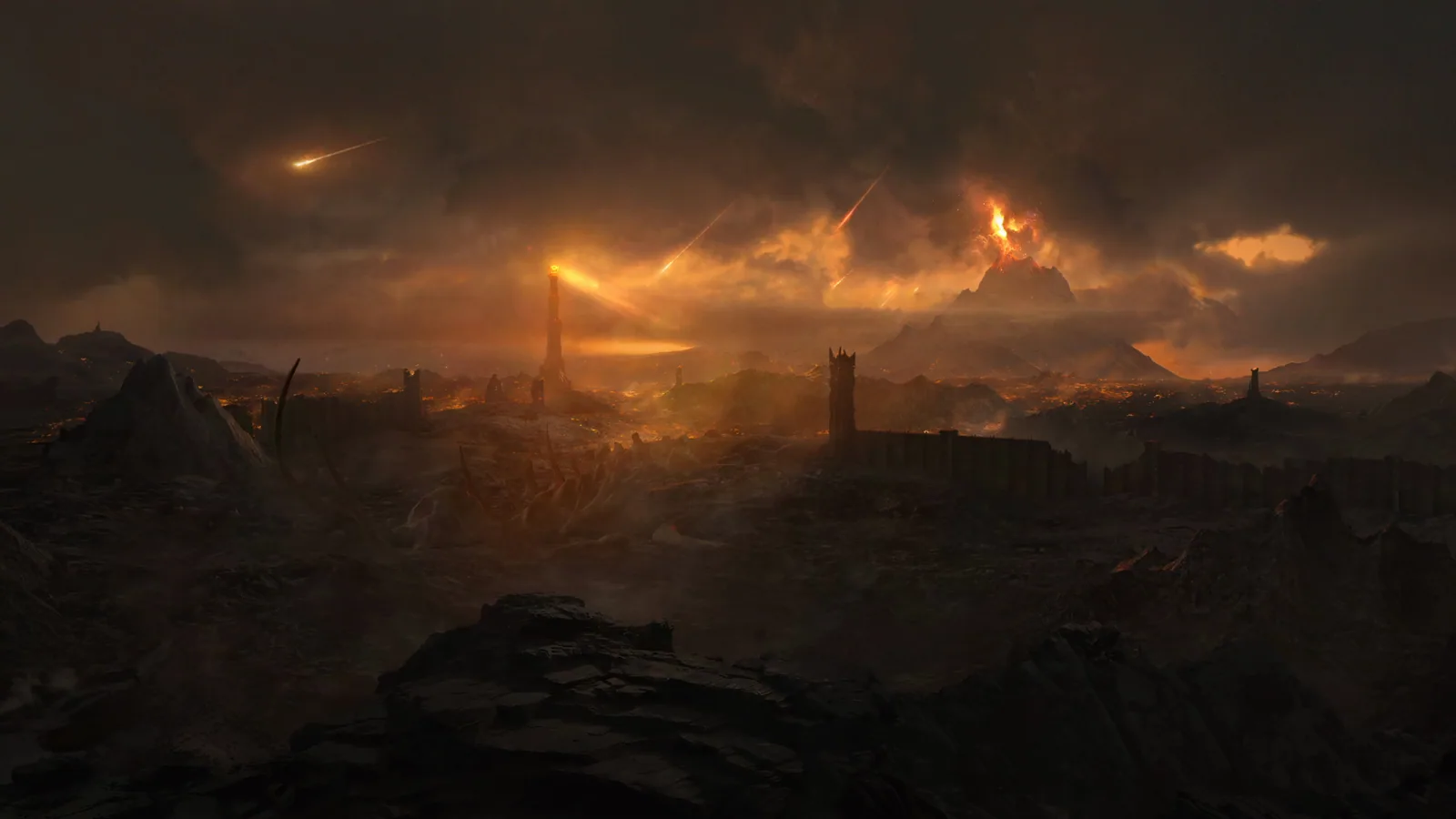 The Lord of the Rings: Mordor and Mount Doom wallpaper preview