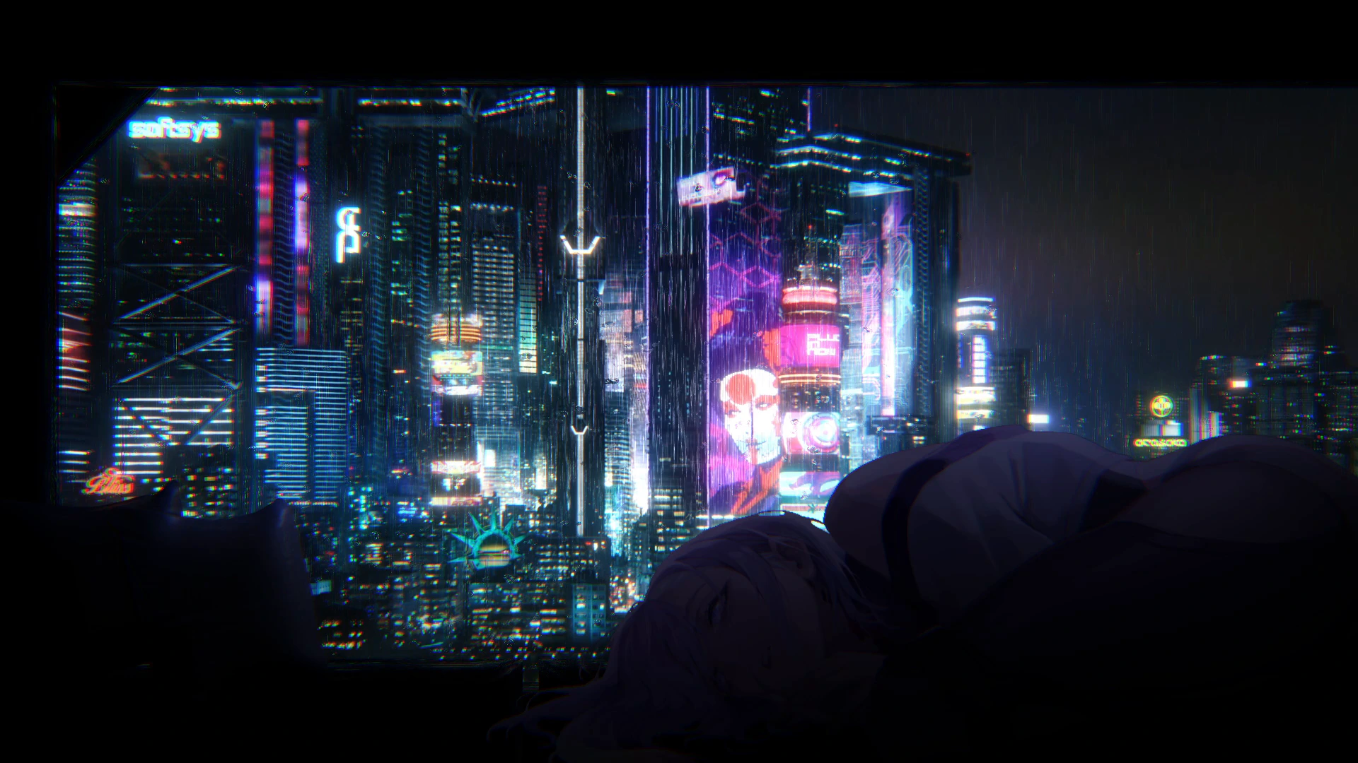 Lucy in Her Night City Apartment - Cyberpunk: Edgerunners