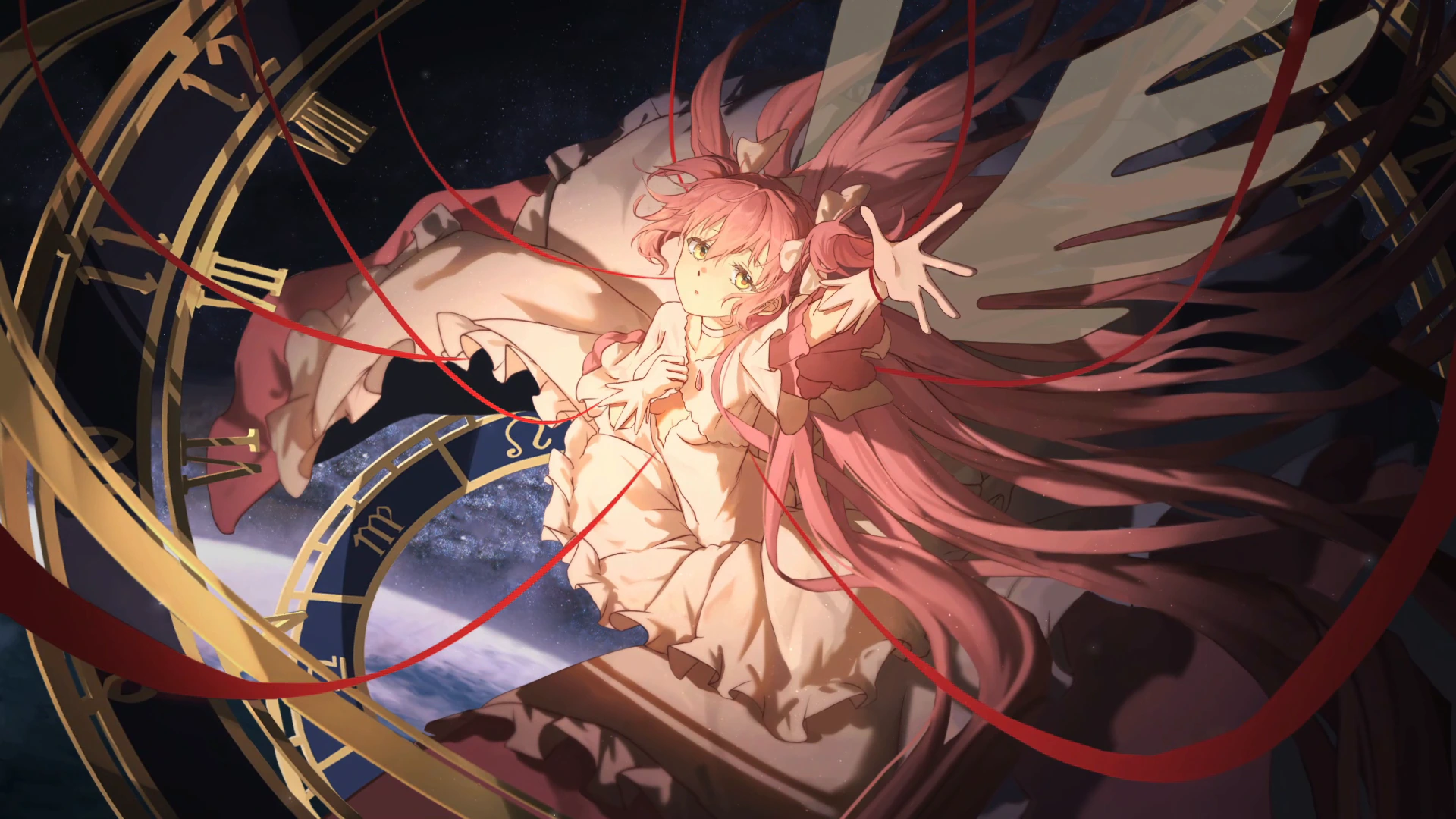 Madoka Kaname with Clockwork Wings