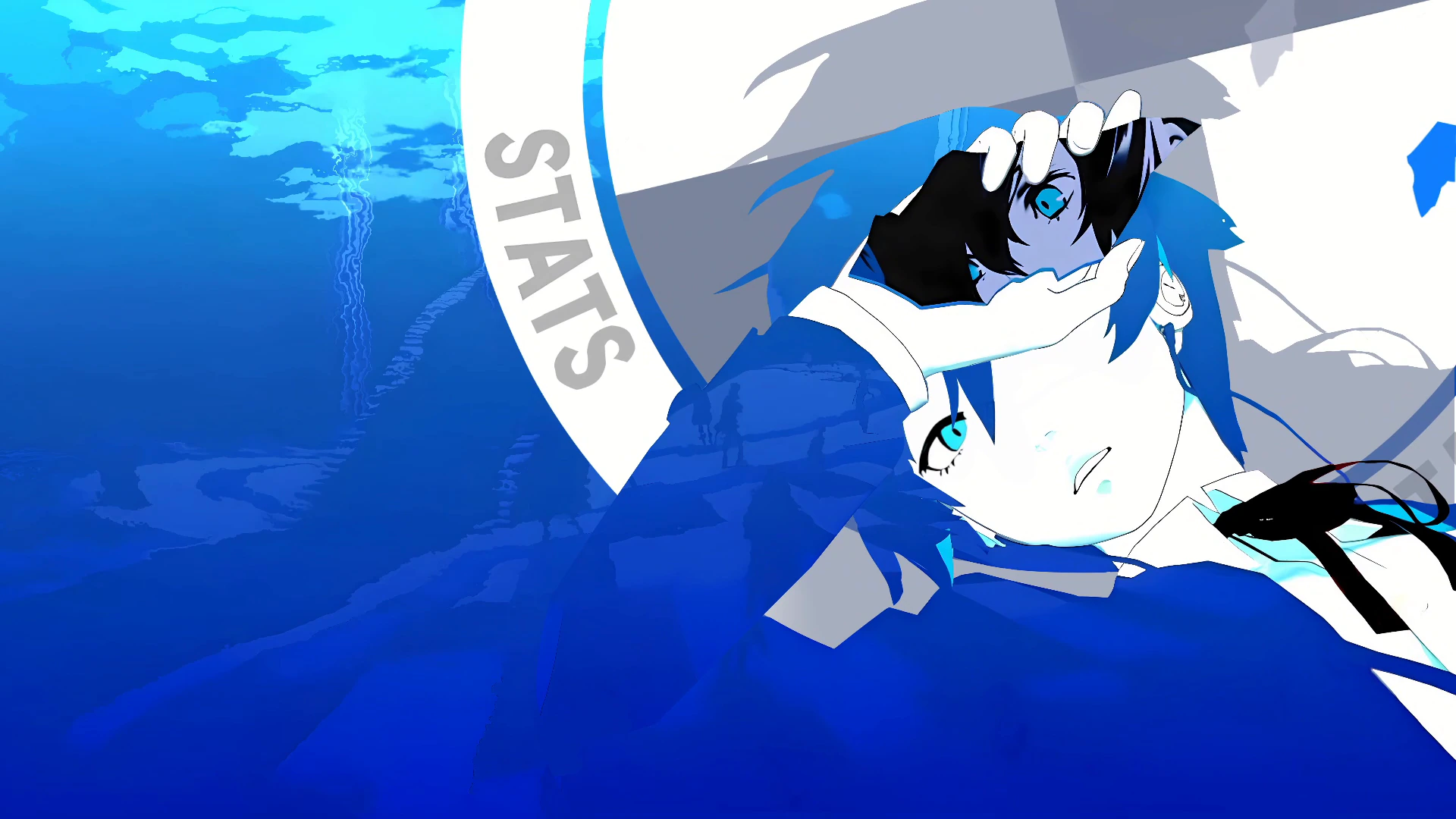 Makoto Yuki en bleu - Persona 3 Reload
