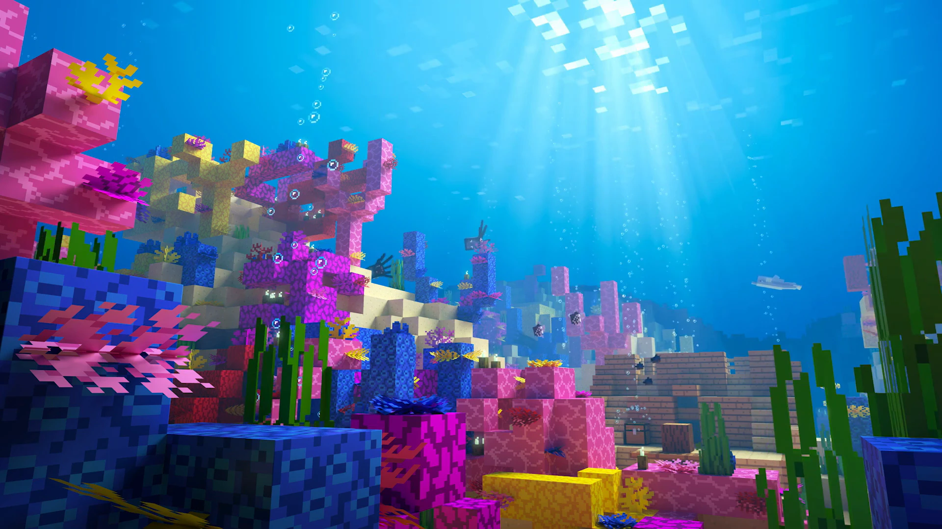 Minecraft Relaxing Coral Aquarium