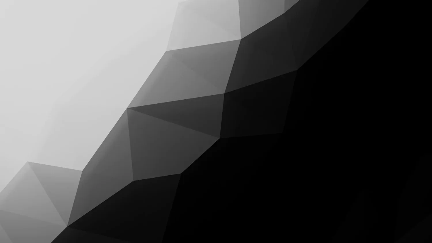 Monochrome Low Poly Gradient