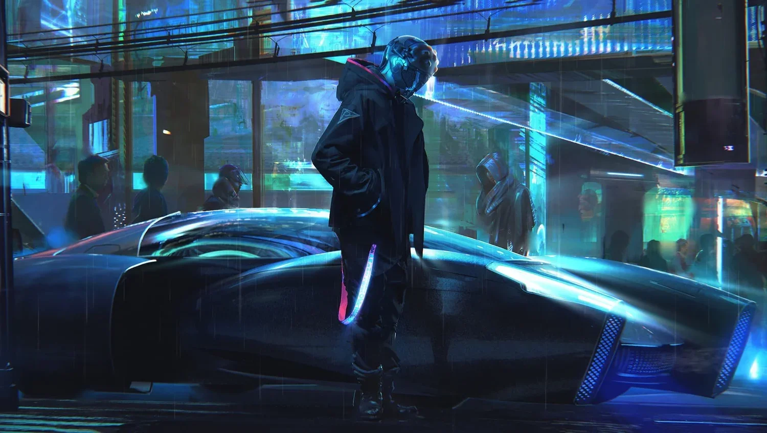 Neon Drizzle: Cyberpunk Chronicles