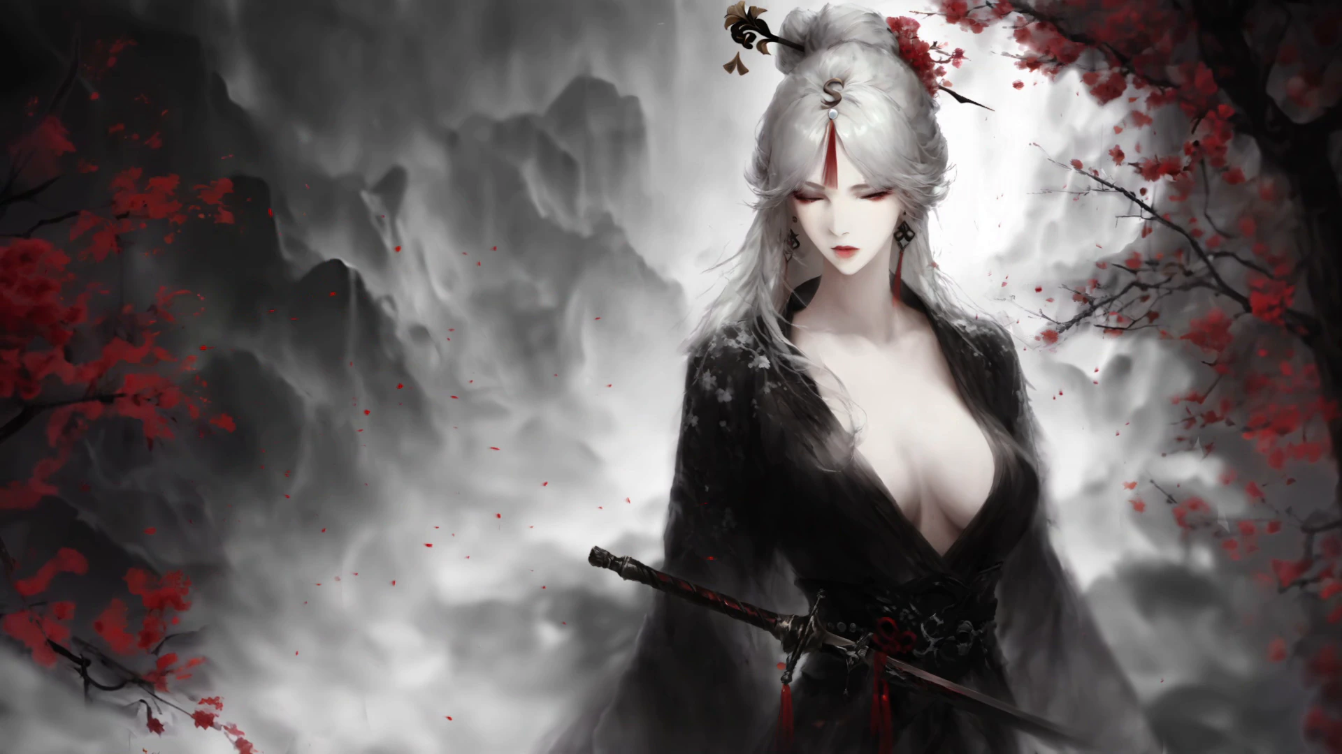Ningguang Ink Swordswoman - Genshin Impact